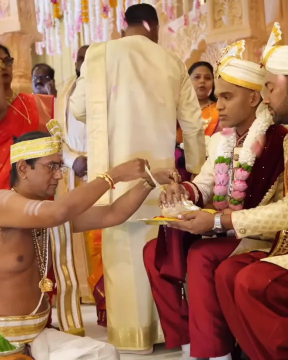 Vicash and Thivany at their wedding at ITC Ratnadipa, Colombo